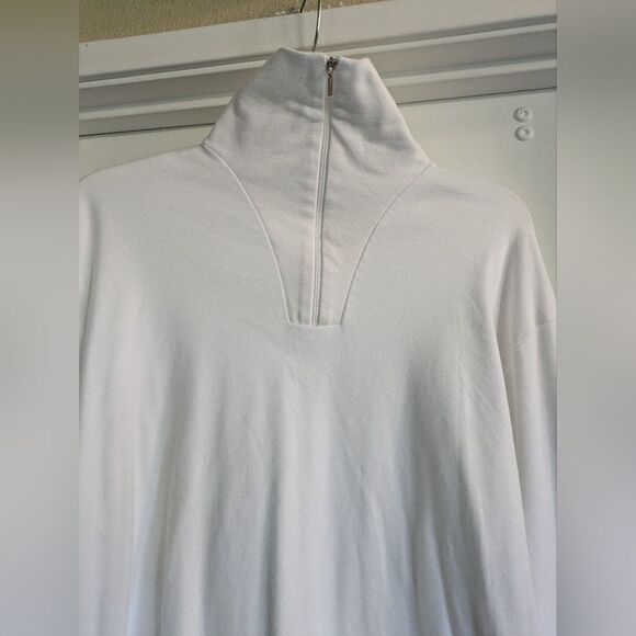 Obermeyer 1/4 zip White long sleeve shirt - Picture 2 of 5